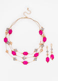 Layered Beaded Necklace Set