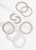 Silver Bracelet And Earrings Set
