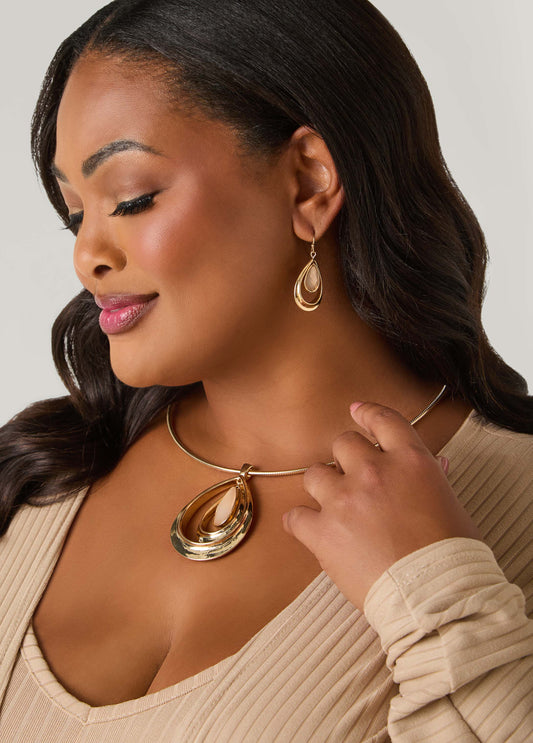 Tiered Teardrop Collar Set