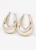 Puff Hoop Earrings
