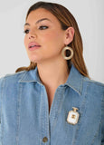 No 5 Perfume Bottle Brooch