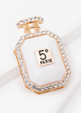 Trendy Statement Crystal Perfume Brooch Luxe For Less Fashion Pin