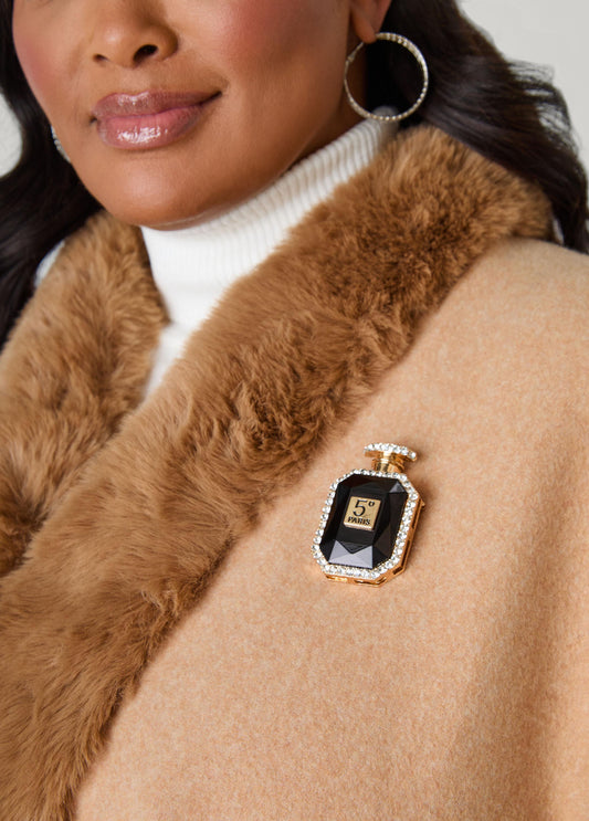 No. 5 Perfume Bottle Brooch