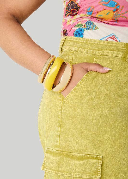 Four Piece Marble Bangle Set