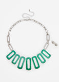 Enamel Link Necklace Set