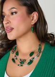 Layered Bead Necklace Set