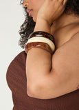Marbled And Tortoiseshell Bangles