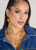Layered Bead Necklace Set