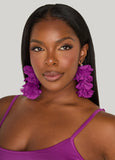 Crystal Chiffon Earrings