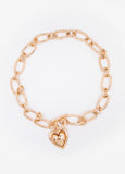 Heart Chain Link Necklace