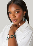 Resin Chain Link Bracelet Set