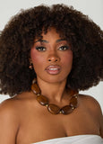Wood Bead Necklace Set