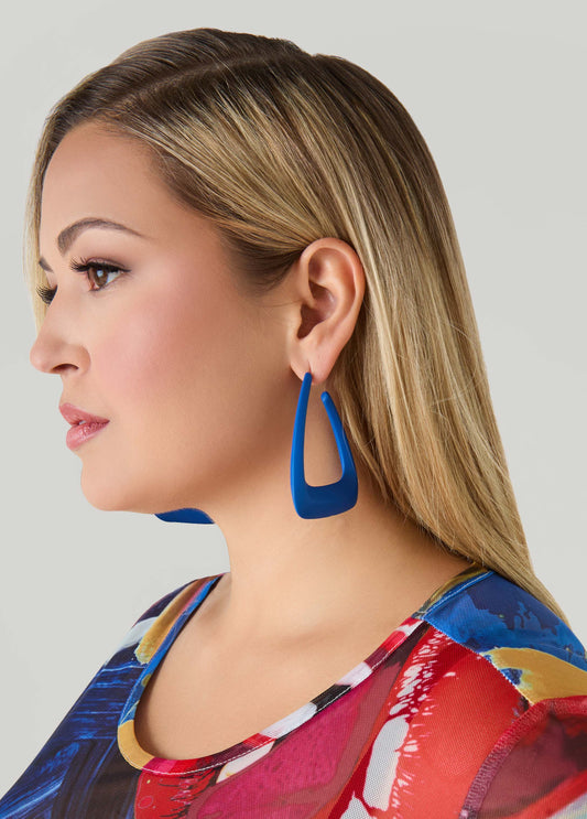 Triangle Coated Earrings