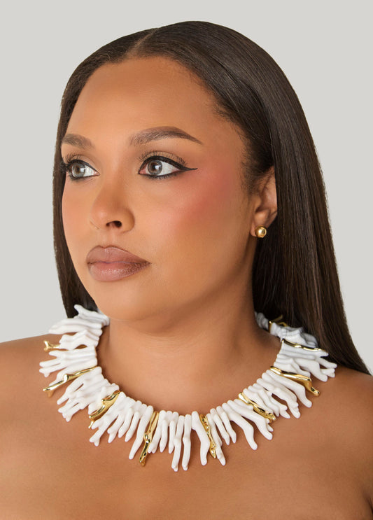 Coral Necklace Set