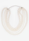 Layered Faux Pearl Necklace Set
