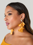 Satin Petal Earrings