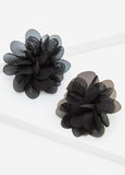 Flower Clip On Earrings