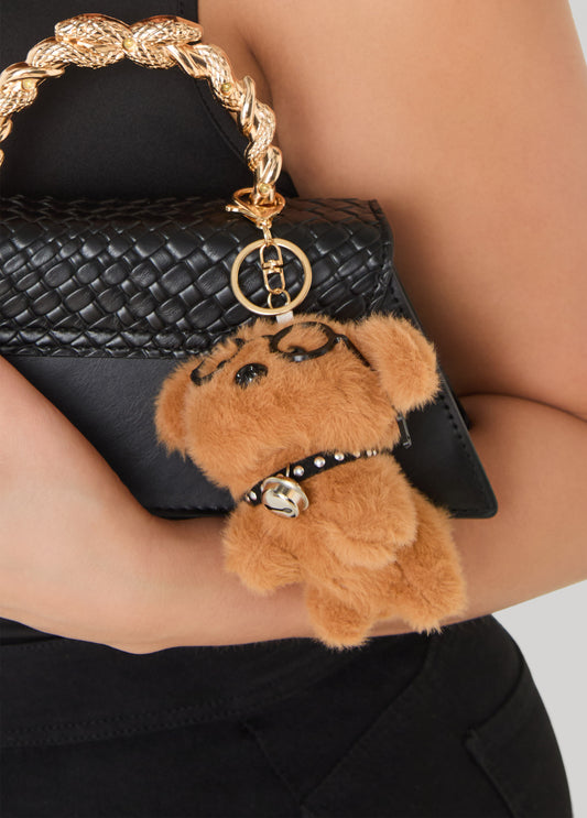 Plush Dog Bag Charm