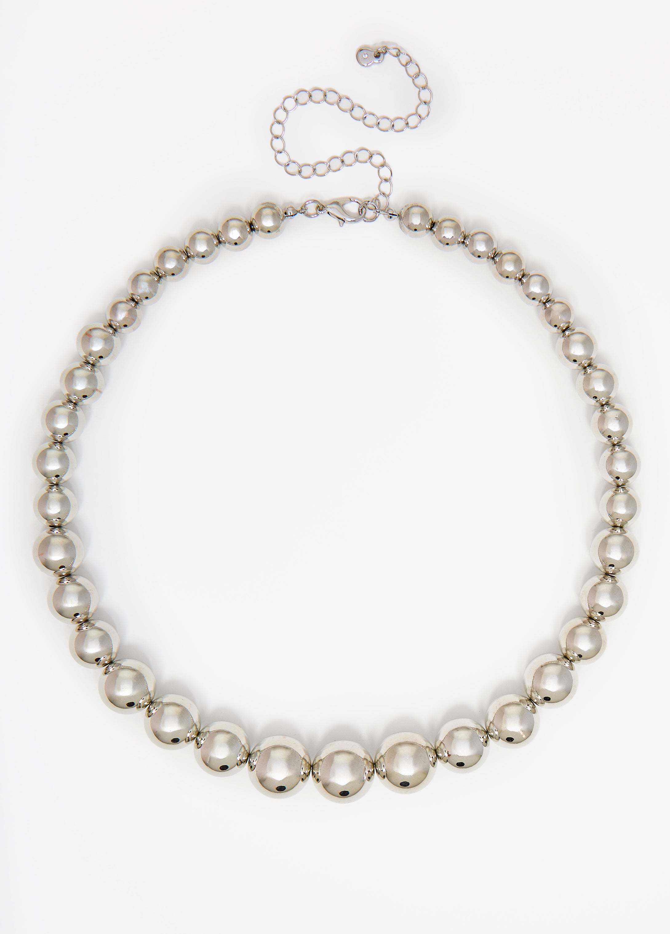 Metallic Bead Necklace