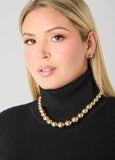 Metallic Bead Necklace