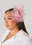 Crinkled Oversized Flower Pin