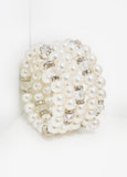 Faux Pearl Wrap Bracelet