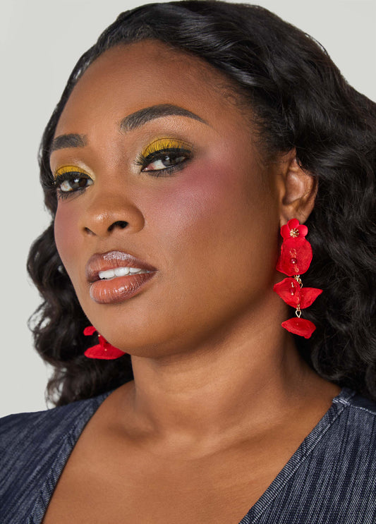 Flower Dangle Earrings