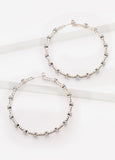 Crystal Hoop Earrings