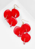 Flower Bead Embellished Earrings
