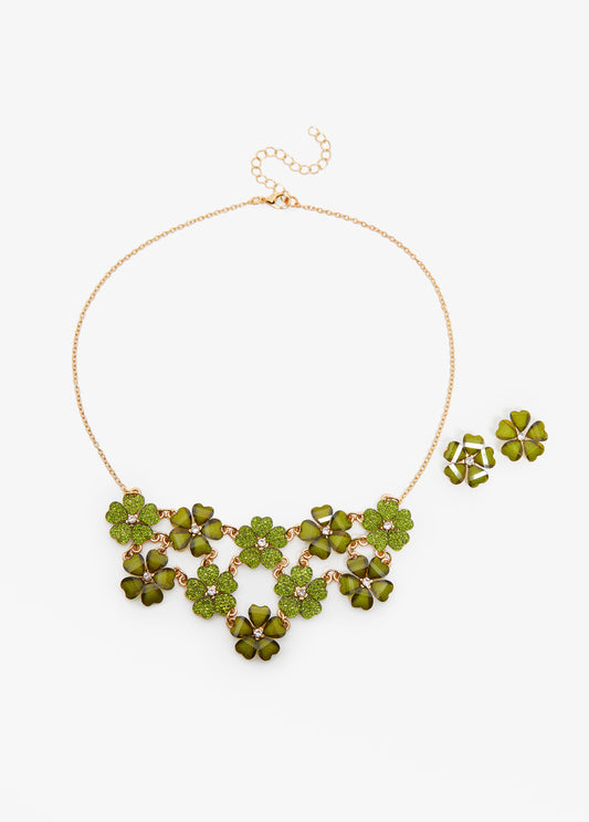 Flower Necklace Set