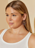 Floral Earrings Gold Flower Stud Earrings Petal Post Earrings