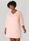 Plus Size Anne Klein Striped Sleepshirt