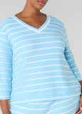 Anne Klein Striped Pajama Set
