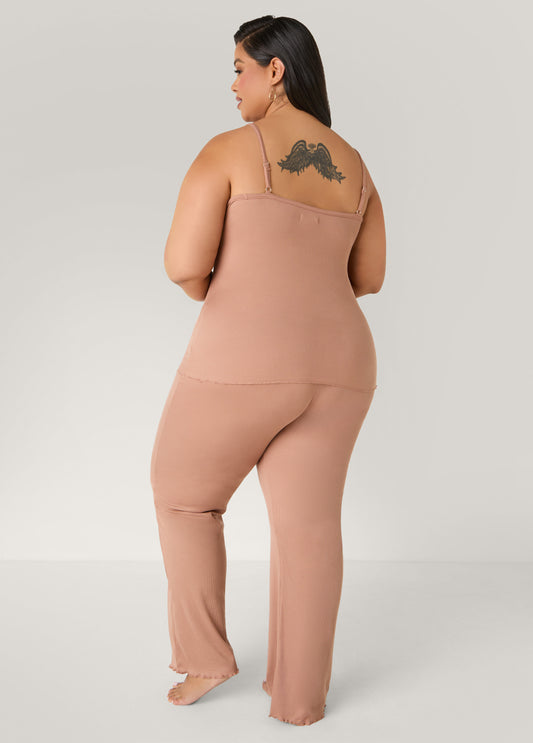 Love To Sleep Ribbed Pajamas Set