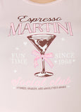 Love To Sleep Martini PJs Set