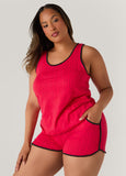 Emme Jordan Dotted Shorts Set