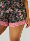 Butterfly Print PJs Shorts Set