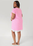 Ellen Tracy Striped Sleepshirt
