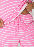 Ellen Tracy Striped PJ Capris Set