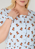 Moon To Noon Bear Print Jumpsuit Set
