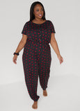 Moon To Noon Printed Jumpsuit Set