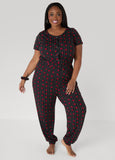 Moon To Noon Printed Jumpsuit Set