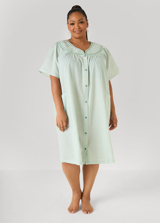 Moon To Noon Gingham Sleep Dress