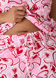 Heart Swirl PJs Short Set