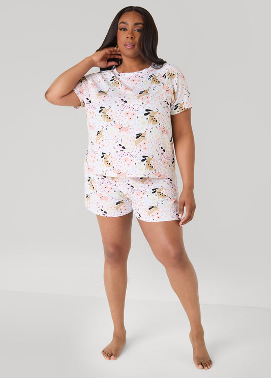 Moon To Noon Puppy Short Set