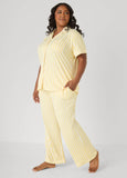 Moon To Noon Striped PJs Set
