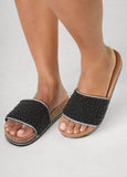 Beaded Flatform Sandals