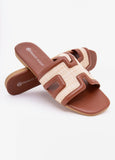 Basketweave Mules