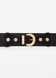 Plus Size Faux Suede Stretch Belt