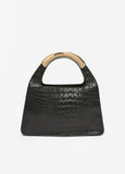 Croc Effect Mini Tote Bag